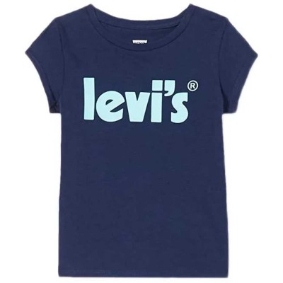 тениска,детски,тениски,levi´s,®,basic poster,short,sleeve,t,shirt,blue,(medieval,blue)
