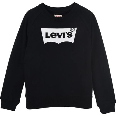 блуза,детски,блузи,levi´s,®,batwing,crewneck,sweatshirt,black,(black)