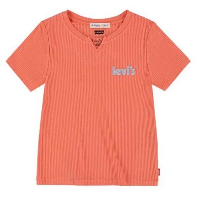 тениска,детски,тениски,levi´s,®,notch,short,sleeve,t,shirt,orange,(persimmon)