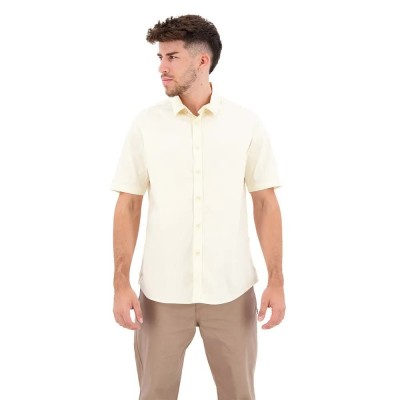 риза,с,къс,ръкав,мъжки,ризи,globe,foundation,short,sleeve,shirt,bleach,free,dye,free,(yellow)