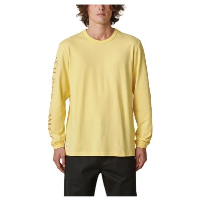 тениска,мъжки,тениски,globe,summit,long,sleeve,t,shirt,mellow,(yellow)