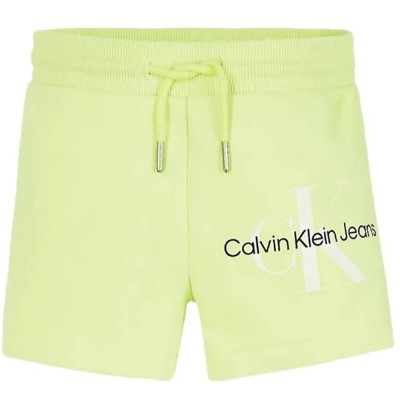 дънки,детски,панталони,calvin,klein,jeans,reflective,monogram,sweat,shorts,light,aloe