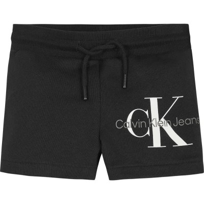 дънки,детски,панталони,calvin,klein,jeans,reflective,monogram,sweat,shorts,black,(ck,black)