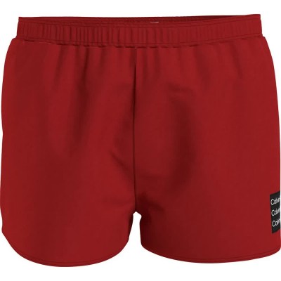 бански,гащета,мъжки,бански,костюми,calvin,klein,drawstring,swimming,shorts,deep,crimson,(red)