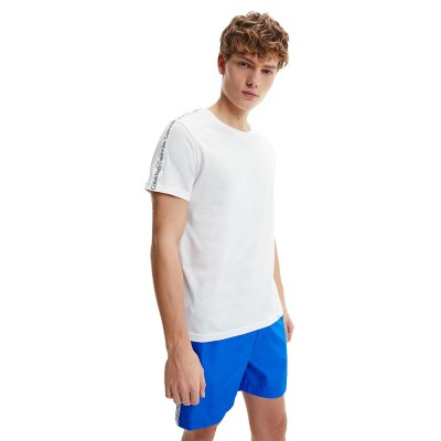 мъжка,тениска,мъжки,тениски,calvin,klein,km0km00761,logo,short,sleeve,t,shirt,white