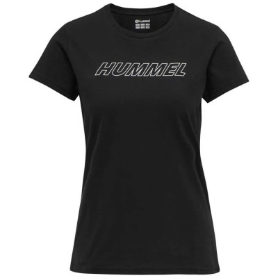 тениска,дамски,тениски,hummel,cali,cotton,short,sleeve,t,shirt,black,(black)