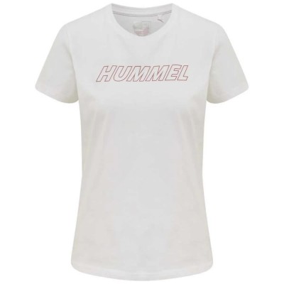 тениска,дамски,тениски,hummel,cali,cotton,short,sleeve,t,shirt,white,withered,rose,(white)