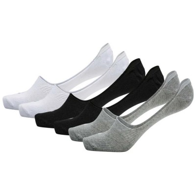 чорапи,дамски,чорапи,hummel,chevron,no,show,socks,6,pairs,multicolor,(white,black,grey)