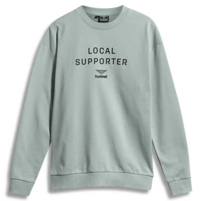блуза,дамски,блузи,hummel,hive,owen,sweatshirt,cloud,blue,(grey)