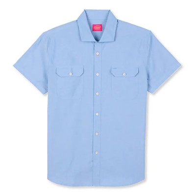 риза,с,къс,ръкав,мъжки,ризи,oxbow,coaro,short,sleeve,shirt,bleu,chambray,(blue)