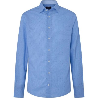 риза,с,дълъг,ръкав,мъжки,ризи,hackett,etamine,fil,coupe,long,sleeve,shirt,blue