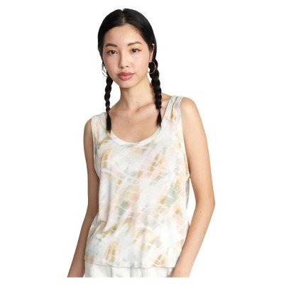 тениска,дамски,тениски,rvca,lazy,sleeveless,t,shirt,white,(whisper,white)