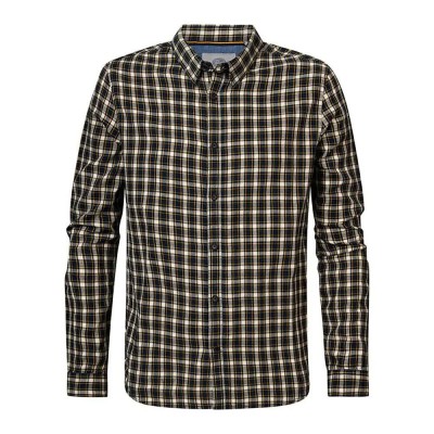 карирана,риза,мъжки,ризи,petrol,industries,m,1020,sil419,check,long,sleeve,shirt,blue