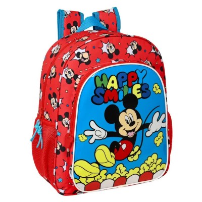 раница,раници,safta,mickey,mouse,happy,smiles,21.5l,33x45x15,cm,backpack,multicolor,(red)