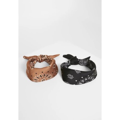 други,аксесоари,urban,classics,masks,satin,bandana,2,units,black,(noir,marron)