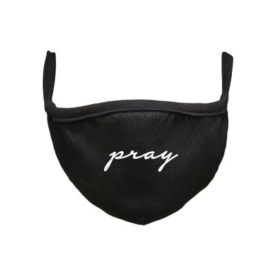 други,аксесоари,mister,tee,pray,wording,face,mask,black