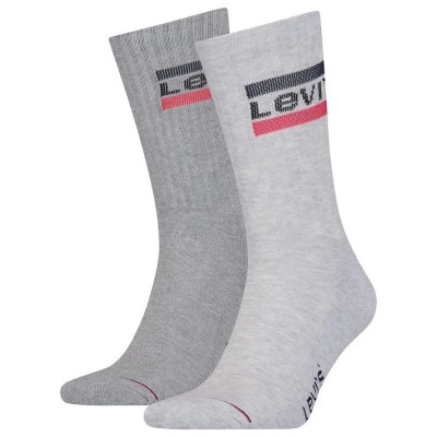 чорапи,мъжки,чорапи,levi´s,®,regular,cut,sportswear,logo,crew,socks,2,pairs,grey,(grey,combo)