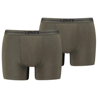 боксерки,мъжко,бельо,levi´s,®,tencel,boxers,2,units,green,(khaki)