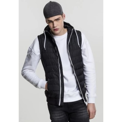 потник,мъжки,потници,urban,classics,bubble,hooded,vest,black,(black,white)