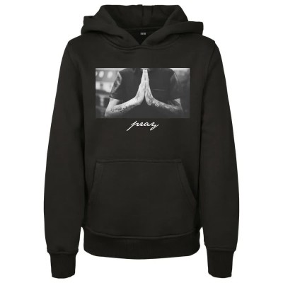 детска,тениска,мъжки,пуловери,mister,tee,child,pray,sweatshirt,black