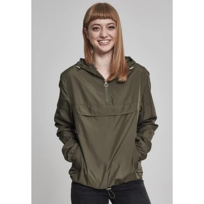 блуза,дамски,блузи,urban,classics,basic,sweatshirt,green,(dark,green)