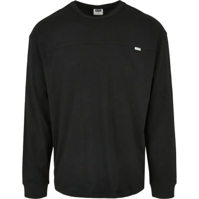 тениска,мъжки,тениски,urban,classics,coton,organique,oversized,long,sleeve,t,shirt,black