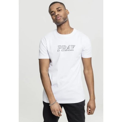 тениска,мъжки,тениски,mister,tee,pray,hand,t,shirt,white,(white)