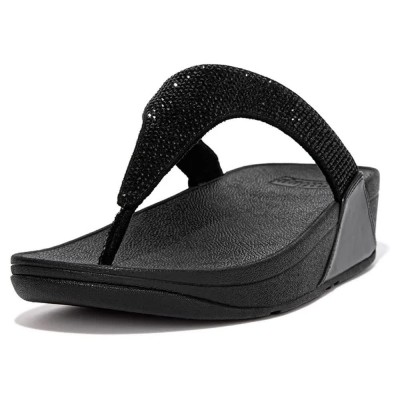 сандали,дамски,сандали,и,чехли,fitflop,lulu,crystal,emb,sandals,black