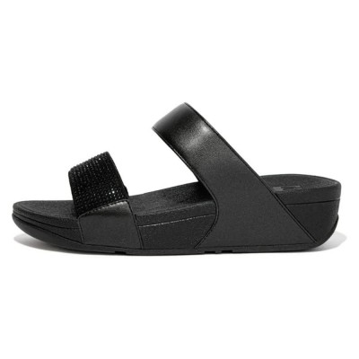 сандали,дамски,сандали,и,чехли,fitflop,lulu,crystal,sandals,black