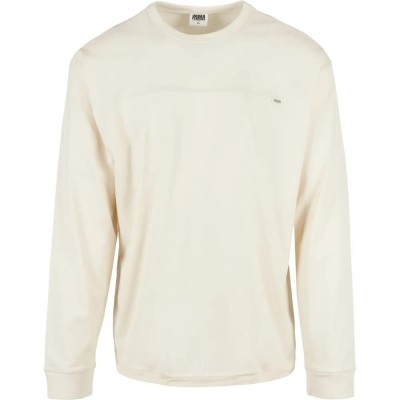 тениска,мъжки,тениски,urban,classics,coton,organique,oversized,big,long,sleeve,t,shirt,white,(white)