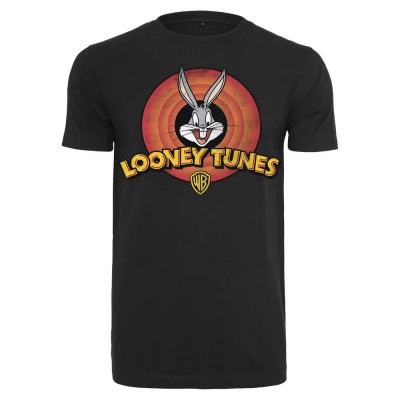 тениска,мъжки,тениски,дамски,тениски,mc,clothes,looney,tunes,bugs,bunny,logo,short,sleeve,t,shirt,black,(black)