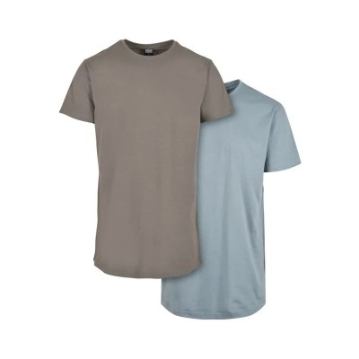 тениска,мъжки,тениски,urban,classics,set,of,2,s,pre,pack,shaped,long,t,shirt,grey,(dark,gray,blue)