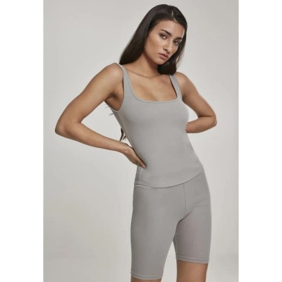 тениска,мъжки,тениски,дамски,тениски,urban,classics,crop,top,wide,sleeveless,t,shirt,green,(green,gray)