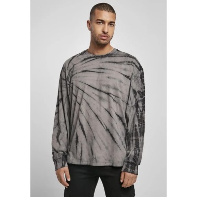 риза,с,дълъг,ръкав,мъжки,ризи,urban,classics,boxy,tye,dye,long,sleeve,shirt,black,(black,dark,gray)