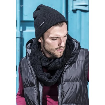 шапка,всички,шапки,urban,classics,urban,classic,basic,flap,beanie,black,(black)