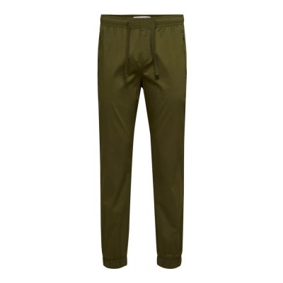 панталони,мъжки,панталони,selected,slim,halkirk,pants,green,(winter,moss)