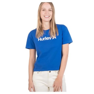 тениска,дамски,тениски,hurley,oceancare,one&only,short,sleeve,t,shirt,blue,(dazzling,blue)