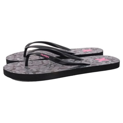 джапанки,дамски,сандали,и,чехли,hurley,wild,party,flip,flops,black,bright,mango,white,(grey)