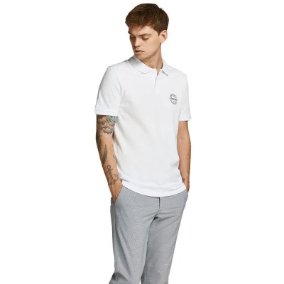 сако,мъжки,блузи,с,яка,jack,&,jones,shark,short,sleeve,polo,white,print,navy,blazer,(white)