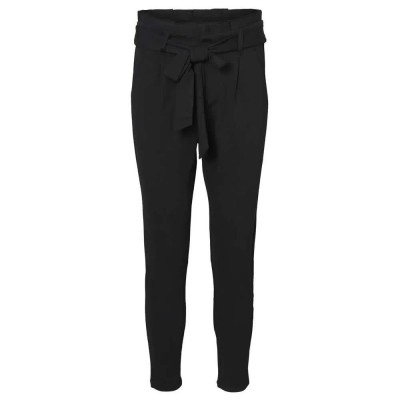 панталони,дамски,панталони,vero,moda,eva,hr,loose,paperbag,pants,black,(black)