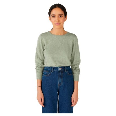 блуза,дамски,пуловери,дамски,плетени,дрехи,object,thess,sweater,green,(seagrass,detail,melange)