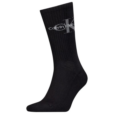 чорапи,мъжки,чорапи,calvin,klein,rib,crew,socks,black