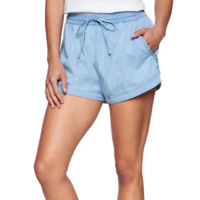 къси,панталони,дамски,панталони,hurley,cindy,chambray,shorts,blue,(nab)