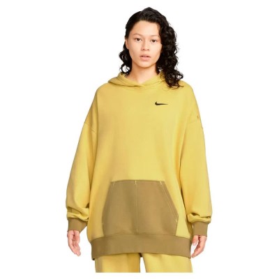 суичър,дамски,блузи,nike,sportswear,swoosh,wo,fleece,hoodie,green,(celery,barley,barley,black)