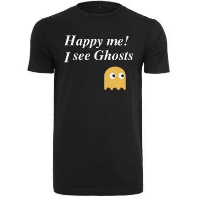 тениска,мъжки,тениски,mister,tee,happy,me,i,see,ghosts,short,sleeve,t,shirt,black,(black)