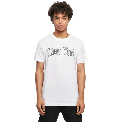 тениска,мъжки,тениски,mister,tee,new,york,wording,short,sleeve,t,shirt,white