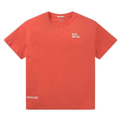 тениска,детски,тениски,tom,tailor,oversized,wording,short,sleeve,t,shirt,red,(soft,peach,orange)
