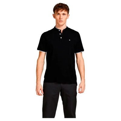 мъжки,блузи,с,яка,jack,&,jones,paulos,mao,noos,short,sleeve,polo,black