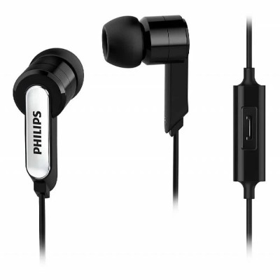 слушалки,слушалки,philips,she1405bk,10,earphones,black,(black)