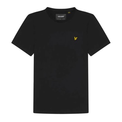 тениска,мъжки,тениски,lyle,&,scott,plain,short,sleeve,t,shirt,black